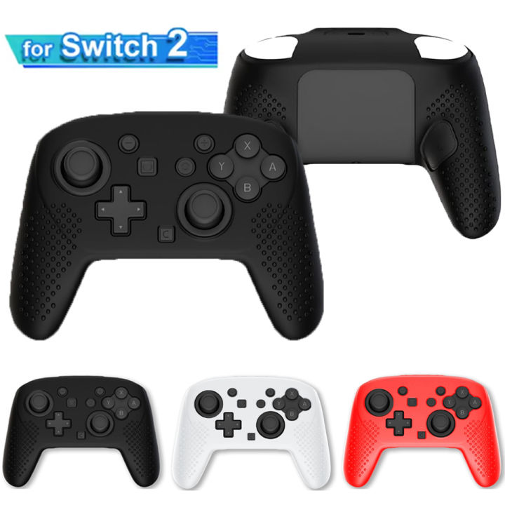 Silicone Protective Skin Case for Nintendo Switch 2 Pro Controller Gamepad Anti-Slip Soft Shell Grip Cover for NS 2 Accessories