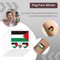 10-100pcs Palestine Face Arm Stickers Water Transfer Sticker Vibrant Colors Palestine Flag Tattoo Sticker Effortless Removal. 