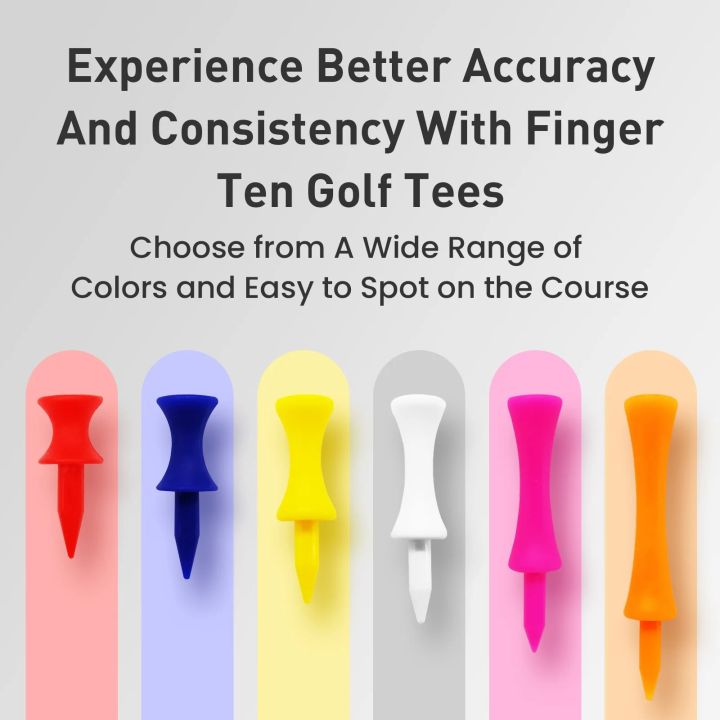 Golf%20Tees%20Plastic%20Unbreakable%20Step%20Down%20Value%2050%20Pack,Reusable%20Bulk%20Professional%20Height%20Control%20Castle%20Tee%20for%20Practice%20-%20Image%204