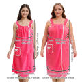 1pc, coral velvet women's bath skirt, wearable bath towel wrap women's absorbent Beach Spa gym bathrobe, slip skirt bath.