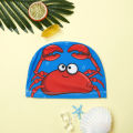 Children Cartoon Swimming Cap Kids Elastic Fabric Swiming Pool Water Sport Protect Ears Hat Swim Bathing Hats Caps Boys Girls. 