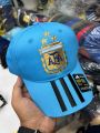 Argentina Three Star Cotton Baseball Cap For Men (Sky Blue).