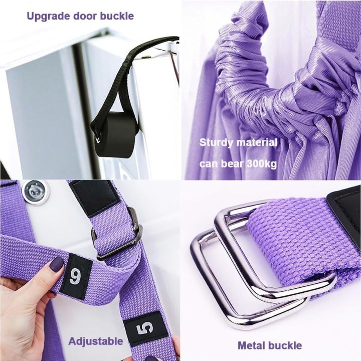 Leg%20Stretcher%20Strap,%20Stretching%20Equipment%20with%20Door%20Anchor%20Flexibility%20Trainer%20Backbend%20Assist%20for%20Dance%20Aerial%20Yoga%20Ballet%20Leg%20-%20Image%205