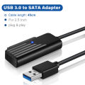 Onelesy SATA to USB 3.0 Adapter Type C to SATA Cable 5Gbps High Speed Data Transmission For 2.5 Inch HDD Hard Drive SATA Adapter. 