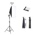 Professional Photography softbox Lighting soft box With Tripod E27 Photographic Bulb Continuous Light System for Photo studio. 