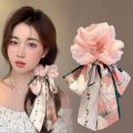1PC Bow Hair Ribbon Women Fluttering Headband Large Intestine Hair Rings Premium Feeling Hair Tie Hair Leather Band Hair Accesso. 