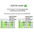M.2 NVMe NGFF SSD Enclosure, CNC Aluminum USB 3.2 Gen 2 10Gbps PCIe NVME 6Gbps SATA  MKey M&BKey M.2 Case for M2 2230 2242 2280. 