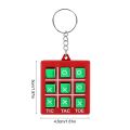 4-16pcs Tic Tac Toe Game Keychain Kids Educational Toy Birthday Party Favors for guest Goodie Bag Pinata Filler Classroom Prizes.