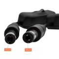 DC 5.5mm X 2.1mm 2.5mm Male To Female Power Cord Extension Cable 3A Cable With On / Off Switch Power Cable 20cm.