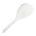 1 Pc White Large Capacity Spoon Withstand High Temperature Hung Dumplings Leaking Net Not Easy To Deform Kitchen Supplies.
