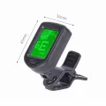 Bass Ukulele Violin Mandolin Banjo Guitar Tuner For All Instruments Clip on Electronic Tuner LCD Digital. 