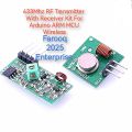 433Mhz RF Transmitter With Receiver Kit For Arduino ARM MCU Wireless. 