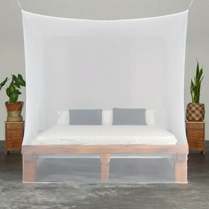 Camping%20Net%20White%20Mesh%20Portable%20Square%20Foldable%20Mosquito%20Control%20Mosquito%20Net%20Lightweight%20Outdoor%20Camping%20Tent%20Sleeping%20Summer%20-%20Image%203