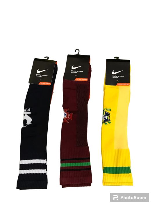 Portugal Brazil Socks For Men - Soccer Socks - Football Socks-long socks pair socks