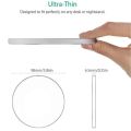 Universal Fast Wireless Charger Pad Mirror Surface LED Light Anti Slip Fast Charging For iPhone 17-12 S26 Android Phone.
