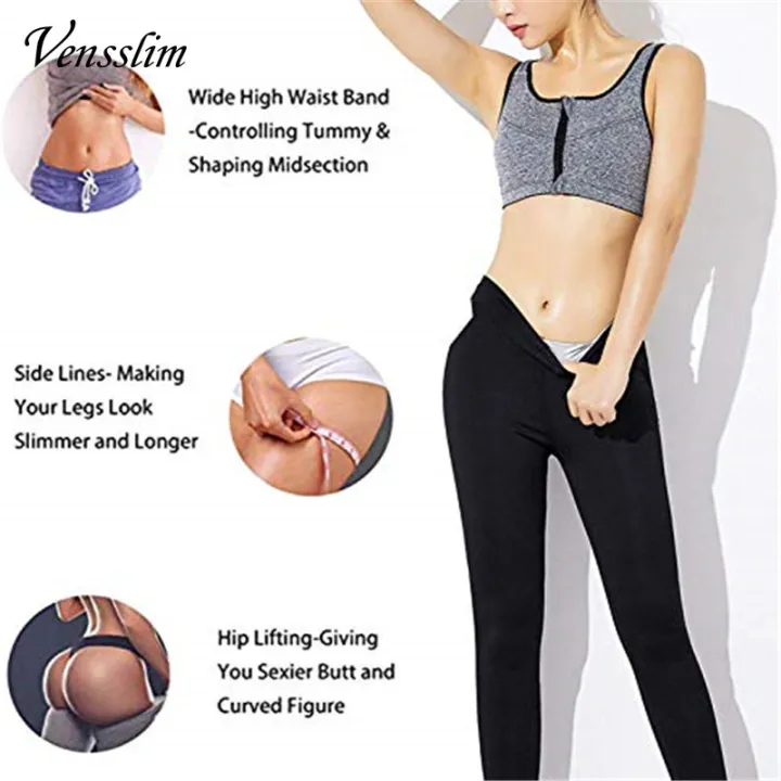 Sauna%20Pants%20Fitness%20Exercise%20Slimming%20Leggings%20Compression%20Sweat%20Shorts%20Workout%20Waist%20Trainer%20Thermo%20Trimmer%20for%20Womens%20-%20Image%205