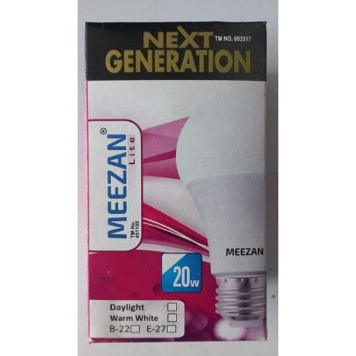 Meezan LED Bulb 20W TSeris E-27(Spiral) / DayLight | Warm/White