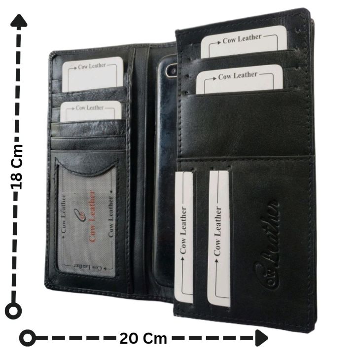 MODEL:%20NW-01%20Pure%20Cow%20Leather%20Stylish%20Long%20Wallet,%20%2012%20Card%20Holder,%201%20Mobile%20Compartment,%202%20Money%20Compartment,%20Soft%20Leather%20-%20Image%208