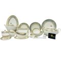 yamasen dinner set 104 pcs embossed gold plated premium quality 12 person serving. 