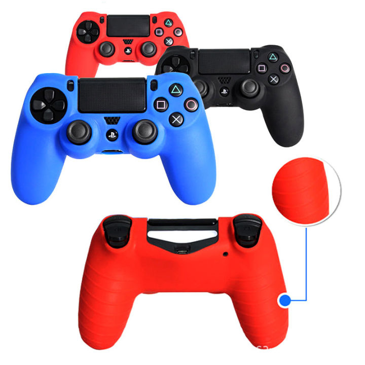 Soft%20Silicone%20Protective%20Control%20Cover%20For%20Playstation%204%20Controller%20Skin%20PS4%20Gamepad%20Case%20With%20Joystick%20Grip%20Caps%20-%20Image%204