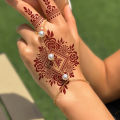 Waterproof Henna Tattoo Stickers for Women Flower Instant Fake Tattoo for Hand Temporary Tattoos for Wedding Party Festival. 