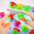 Mini Twisting Speed Gyroscope Spinning Toy - Colorful Plastic Gyroscope for Teenagers, Party Gift. 