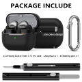 for samsung buds 3/galaxy buds3 pro case with cleaning kit silicone protective cover for galaxy buds 3/buds3 Pro with keychain. 