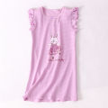 Girl Cotton Nightgown Dress Comfortable Cotton Girls' Nightdress Home Wear Children's Pajamas Size 100-170.
