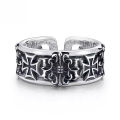 1Pcs Bague Homme Rings Cross Figure Para Hombres Jewelry Vintage Y2k Anel Punk Gothic Couple Ring Adjustable Nuevo En Anill.
