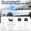 Mini GPS Tracker For Car OBD2 Locator For Apple Find My ITag OBD GPS Monitor Tracker Vehicle Anti-lost Free App. 