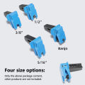 4Pcs Car Brake Oil Brake Clamp Pipe Plug Tool To Prevent Oil Spills Leak Proof Brake Lines Stoppers Automotive Brake Lines Plug. 