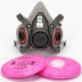 3M Half Facepiece Respirator 6200 Mask With 1 Pair 2091 P100 Filter Protect You From Germs And Dust.