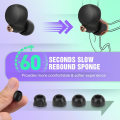 Soft Memory Foam Ear Tips for  LinkBuds S WF-1000XM4 XM3 | Comfortable Replacement Earbud Cushions & Noise Blocking Earplugs. 