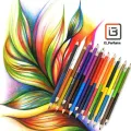 High quality 12PCS Double Sided Color Pencils 24 Colours In 12 Pencils Adult And Kids Coloring Double Color Pencil. 