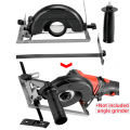 Angle Grinder Change Universal Cutting Machine Slotting Base 45° Adjustable Cutting Depth Positioning Bracket for 100-125MM. 