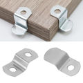 20pcs Z Shape Corner Brackets Offset Canvas Clips with Screws Iron Clip Framing Supporting for DIY Furniture Making Supplies. 