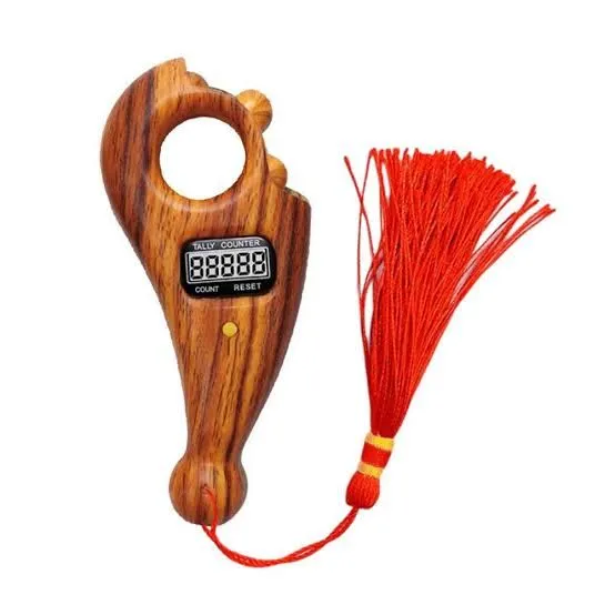 Rotating Prayer Beads Digital Counter Portable Finger Tasbeeh Misbaha Counter Prayer Islamic Tasbih Muslim Eid Gifts