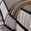 Contrast Hem Twill Chenille Sofa Cover for All Seasons Living Room Non-slip Sofa Seat Cover Couch Slipcover, Sofa Towel. 