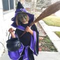 Candy Cauldron Halloween Bucket Witch Basket Plastic Treat Black Pot Bowl Kettle Trick Pumpkin Holder Or Goodie Photo Costume. 