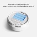 Networkable CO Detector with Digital Display, Detector with Replaceable Battery, TÜV Certified According to EN 50291, CO03D-W, Set of 2. 