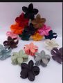 Flower Hair Clips For Girls Stylish Korean | Fancy Hair Claw Clips For Girls Korean |Korean Flower Gradient Egg Large Candy Colour Hair Claw Clips Catchers For Girls. 
