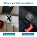 Car Rear Child ISOFIX Switch Seat Safety Cover Child Seat ISOFIX Switch Cover for Mercedes Benz W253 GLC Class 2015-2021. 