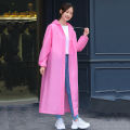 Adult Long Raincoats EVA Impermeable Waterproof Rain Coat Men Women Travel Hooded Beam Port Rain Poncho For Fishing Camping.