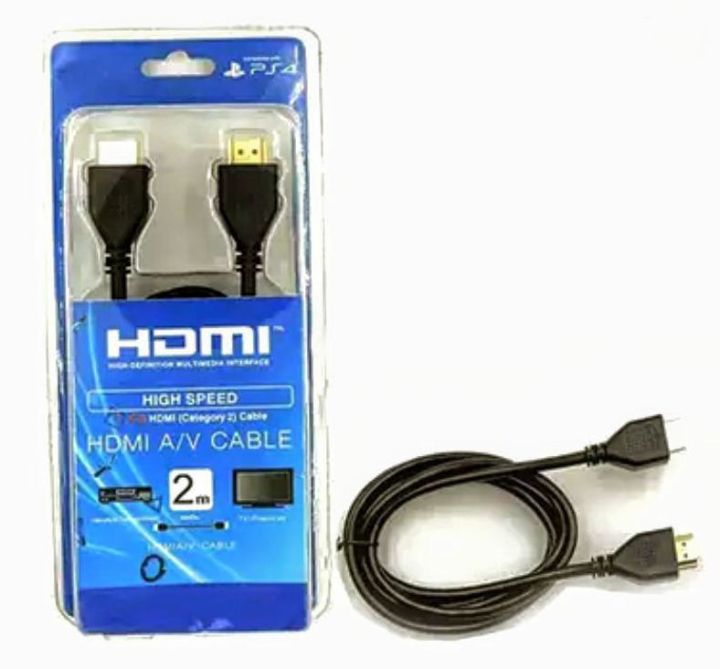 2-Meter High-Speed 1.4a HDMI (Category 2) Cable for PlayStation 4 (PS4)