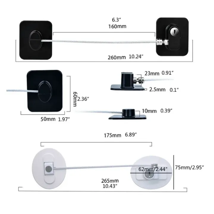 Child%20Safety%20Lock%20Cabinet%201%20Pc%20Fridge%20Door%20Lock%20Stainless%20Steel%20Cable%20Protection%20Kids%20Baby%20Home%20Window%20Lock%20Strong%20Fix%20-%20Image%204
