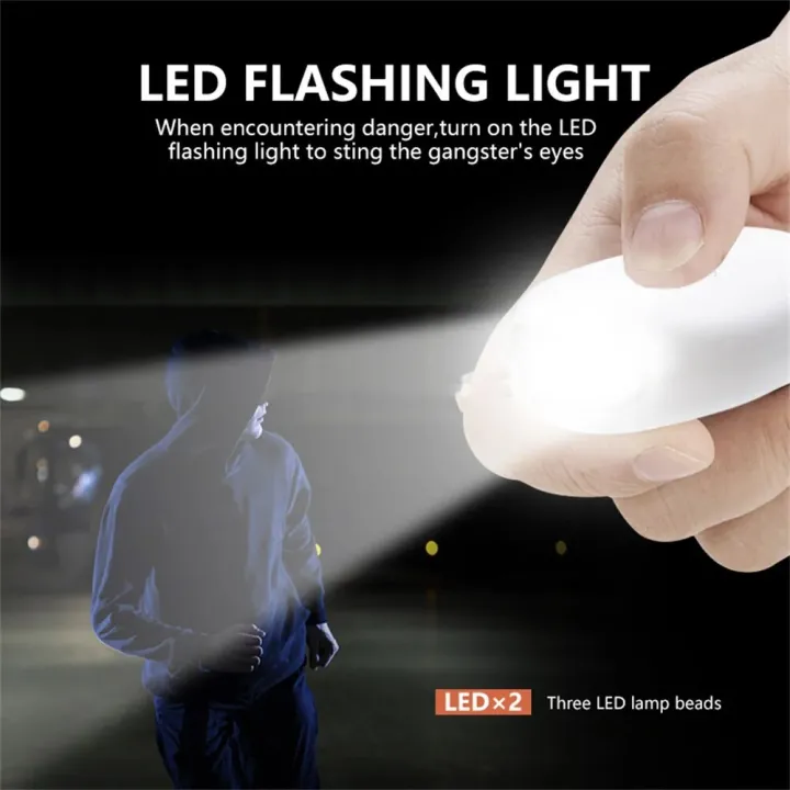 Personal%20Alarm%20LED%20Flashlight%20Rechargeable%20Whistle%20Security%20Alarm%20Keychain%20for%20Night%20Running%20Traveling%20Elderly%20Travelling%20130dB%20-%20Image%203