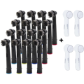Bamboo Charcoal Replacement Brush Head Charcoal Infused Bristles Refill for Oral B Vitality Triumph ProfessionalCare Pro Series.