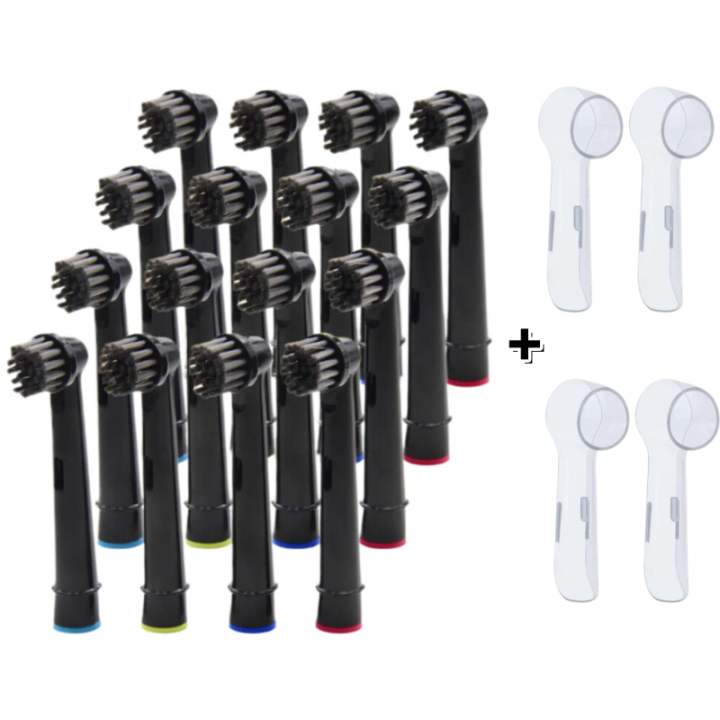 Bamboo Charcoal Replacement Brush Head Charcoal Infused Bristles Refill for Oral B Vitality Triumph ProfessionalCare Pro Series