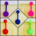 💖Belly piercing plastic navel belly ring body jewelry suitable for sensitive people lightweight easy to wear Korean real product, very beautiful stem length 8mm belly piercing , navel piercing 49.00 ฿ • nickel free and lead free that most people lose. 