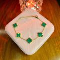 Five Clover Trendy Elegant Vancleef latest design Bracelet for wo. 